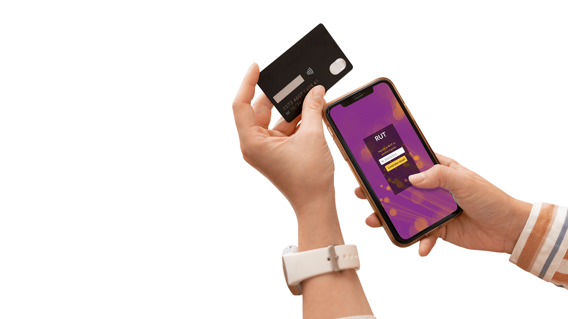 Pago digital de servicios desde un teléfono
